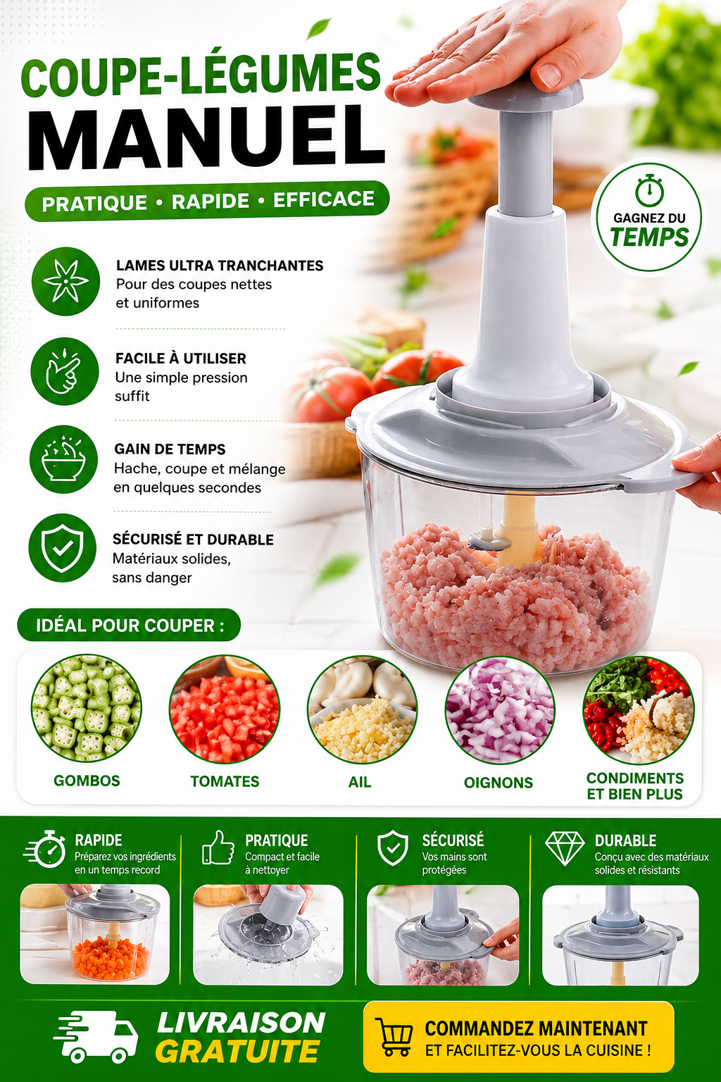 Coupe Legumes Manuel