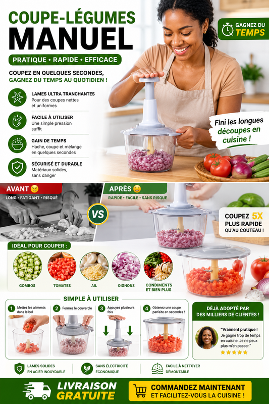 Coupe Legumes Manuel