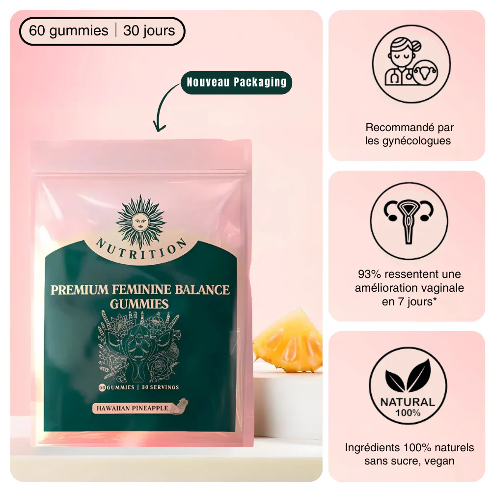 Harmova™ - Gummies Anti-Odeurs Intimes